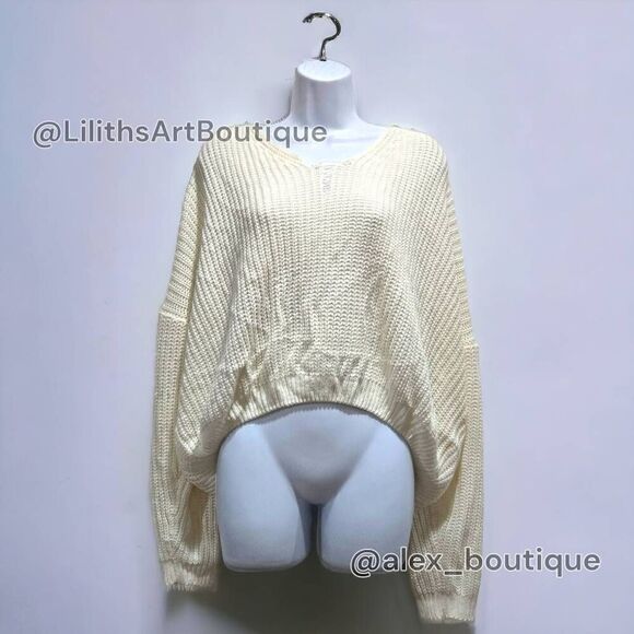 Windsor Oversized Knit Sweater(J009)-Size L for Women - Picture 4 of 12